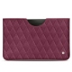 Samsung Galaxy Tab S8 Ultra leather pouch - Prune vintage - Couture