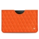 Samsung Galaxy Tab S8 Ultra leather pouch - Orange fluo - Couture