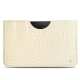 Samsung Galaxy Tab S8 Ultra leather pouch - Crocodile milk