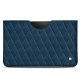 Samsung Galaxy Tab S8 Ultra leather pouch - Blu mediterran - Couture