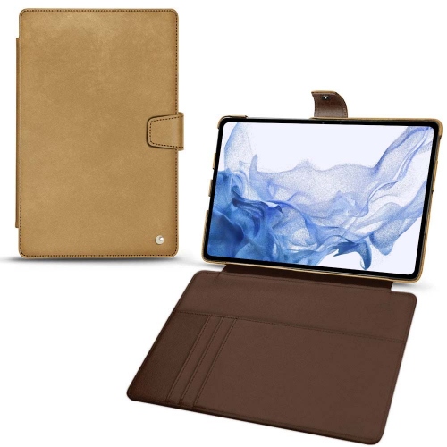 Luxury case for Galaxy Tab S8 UltraSable vintage ( Pantone #9b7340 ) 