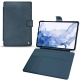 Capa em pele Samsung Galaxy Tab S8 Ultra - Jean vintage ( Roughtcut - Pantone 285U  ) 