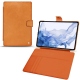 Samsung Galaxy Tab S8 Ultra leather case - Mandarine vintage ( Pantone 165C ) 