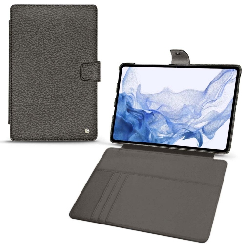 Estojo de couro para Galaxy Tab S8 UltraAnthracite ( Pantone #41403c ) 
