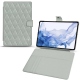 Funda de piel Samsung Galaxy Tab S8 Ultra - Gris - Couture ( Nappa - Pantone W428C ) 