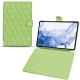 Housse cuir Samsung Galaxy Tab S8 Ultra - Vert olive - Couture ( Nappa - Pantone 578U ) 