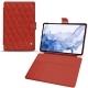 Lederschutzhülle Samsung Galaxy Tab S8 Ultra - Papaye - Couture ( Pantone 180C ) 