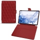 Samsung Galaxy Tab S8 Ultra leather case - Tomate - Couture ( Pantone 187C ) 