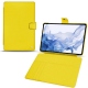 Samsung Galaxy Tab S8 Ultra leather case - Jaune fluo