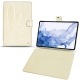 Samsung Galaxy Tab S8 Ultra leather case - Crocodile milk