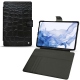 Custodia in pelle Samsung Galaxy Tab S8 Ultra - Crocodile nero