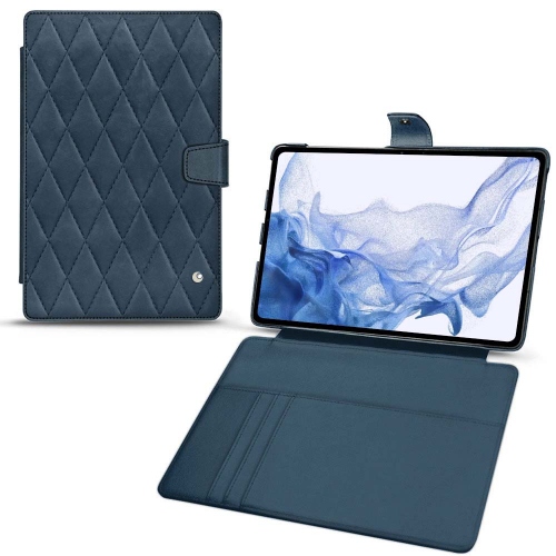 Luxury case for Galaxy Tab S8 UltraJean vintage - Couture ( Pantone #2f414f  ) 