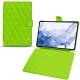Funda de piel Samsung Galaxy Tab S8 Ultra - Vert fluo - Couture