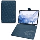 Housse cuir Samsung Galaxy Tab S8 Ultra - Blu mediterran - Couture