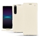 Housse cuir Sony Xperia 1 IV - Blanc - Nappa - White