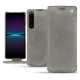 Capa em pele Sony Xperia 1 IV - Acier vintage ( Pantone #d85827b ) 