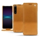 Housse cuir Sony Xperia 1 IV - Or Maïa ( Pantone 871C ) 