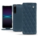 Capa em pele Sony Xperia 1 IV - Indigo - Couture ( Pantone 303U ) 