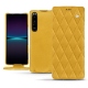 Sony Xperia 1 IV leather case - Jaune soulèu - Couture