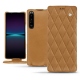 Housse cuir Sony Xperia 1 IV - Castan esparciate - Couture