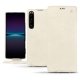 Sony Xperia 1 IV leather case - Blanc escumo