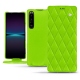 Capa em pele Sony Xperia 1 IV - Vert fluo - Couture