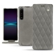 Capa em pele Sony Xperia 1 IV - Acier vintage - Couture