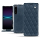 Lederschutzhülle Sony Xperia 1 IV - Jean vintage - Couture
