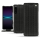Sony Xperia 1 IV leather case - Abaca nero