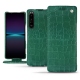 Lederschutzhülle Sony Xperia 1 IV - Crocodile pino