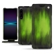 Sony Xperia 1 IV leather case - Vert Patine