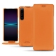 Sony Xperia 1 IV leather case - Orange PU