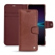 Custodia in pelle Sony Xperia 1 IV - Passion vintage ( Pantone #591d16 ) 