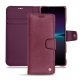 Lederschutzhülle Sony Xperia 1 IV - Prune vintage ( Pantone #612434 ) 