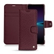 Funda de piel Sony Xperia 1 IV - Lie de vin ( Pantone 5115C ) 