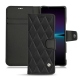 Housse cuir Sony Xperia 1 IV - Noir - Couture ( Nappa - Black ) 