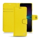 Sony Xperia 1 IV leather case - Jaune fluo