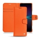 Funda de piel Sony Xperia 1 IV - Orange fluo