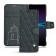 Lederschutzhülle Sony Xperia 1 IV - Blu marino - Couture