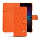 Capa em pele Sony Xperia 1 IV - Orange fluo - Couture