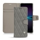 レザーケース Sony Xperia 1 IV - Acier vintage - Couture