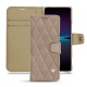 Lederschutzhülle Sony Xperia 1 IV - Taupe vintage - Couture