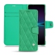 Lederschutzhülle Sony Xperia 1 IV - Menthe vintage - Couture