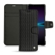 Housse cuir Sony Xperia 1 IV - Abaca nero
