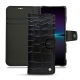 Capa em pele Sony Xperia 1 IV - Crocodile nero