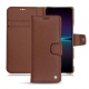 Funda de piel Sony Xperia 1 IV - Marron délicat