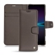 Capa em pele Sony Xperia 1 IV - Gris Veggie