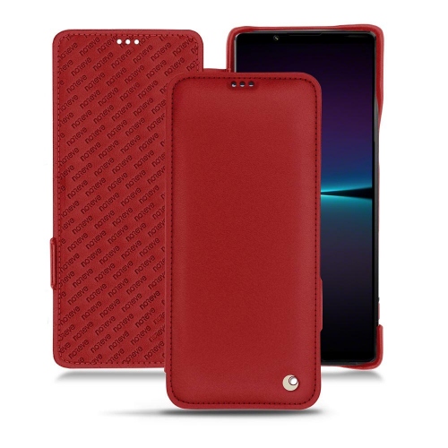 Housse en cuir de haute qualité pour Sony Xperia 1 IVRouge ( Nappa - Pantone #d50032 ) 