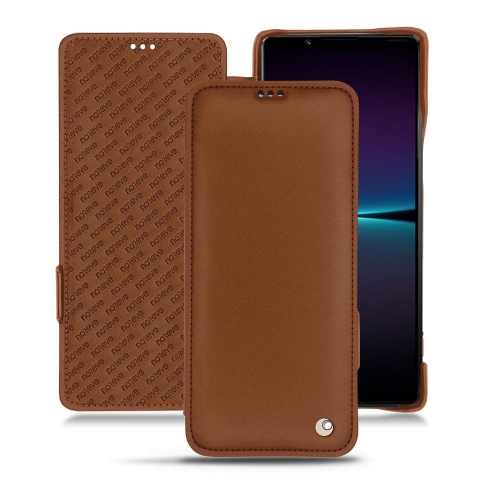 Custodia in pelle di alta qualità per Sony Xperia 1 IVMarron ( Nappa - Pantone #8B4720 ) 