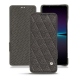 Capa em pele Sony Xperia 1 IV - Anthracite - Couture ( Pantone 424C ) 